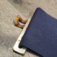 Thick Elastic Blanket Surcingle, adjustable *gc, older, stains, clean, rubs, rust & hair
