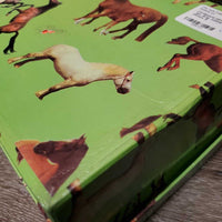 Cardboard Gift - Storage Box, Lid *gc, dirty, stains, torn edge
