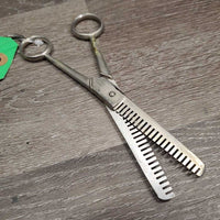 Quick Trim Kit: Thinning Shear & Blade, Leather Pouch *xc, older, mnr gunk & residue
