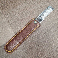 Quick Trim Kit: Thinning Shear & Blade, Leather Pouch *xc, older, mnr gunk & residue
