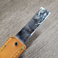 Quick Trim Kit: Thinning Shear & Blade, Leather Pouch *xc, older, mnr gunk & residue
