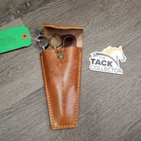 Quick Trim Kit: Thinning Shear & Blade, Leather Pouch *xc, older, mnr gunk & residue
