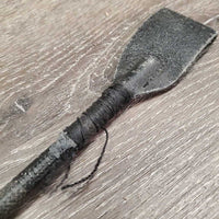Riding Crop Whip *gc/fair, rubs, peeled, dirt, holes
