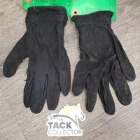 Thin Light Riding Gloves *vgc, clean, threads, film, rubs, pills
