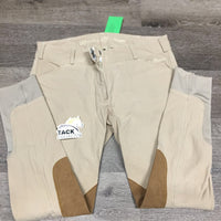 Euro Seat Breeches *gc, mnr rubs & pills, seat: rubs, pills & fuzzy elastic threads
