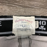 Full Seat Breeches *gc/fair, seat rubs & pills, snag, seam puckers, faded edges, loose waist buckle