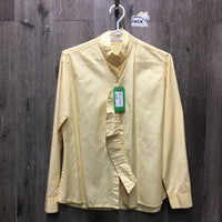 LS Show Shirt, Button Collar *gc, older, puckers
