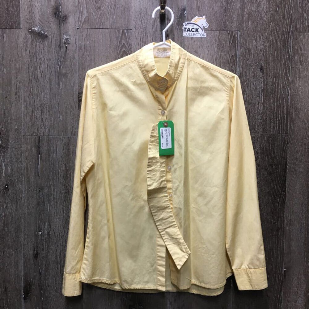 LS Show Shirt, Button Collar *gc, older, puckers