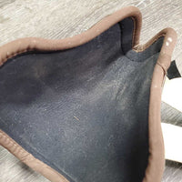 Pr Hind Boots, tabs *gc, clean, undone stitching, rubs, scrapes, pills, residue/gunk
