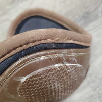 Pr Hind Boots, tabs *gc, clean, undone stitching, rubs, scrapes, pills, residue/gunk