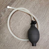 2 Compression Gel Ice Boots, 1 pump, Bag: 2 caps & valves *gc, clean, WORKS, hairy, snags, rubs, stains
