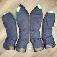Tall Front & Hind Shipping Boots *vgc, clean & mnr dirt, rubs, frays & pills