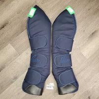Tall Front & Hind Shipping Boots *vgc, clean & mnr dirt, rubs, frays & pills