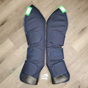 Tall Front & Hind Shipping Boots *vgc, clean & mnr dirt, rubs, frays & pills