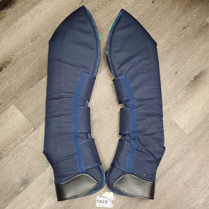 Tall Front & Hind Shipping Boots *vgc, clean & mnr dirt, rubs, frays & pills