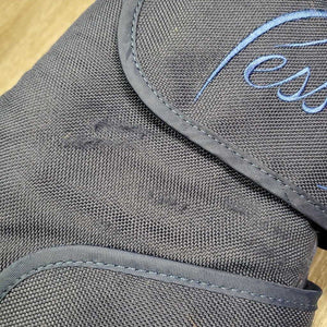 Tall Front & Hind Shipping Boots *vgc, clean & mnr dirt, rubs, frays & pills
