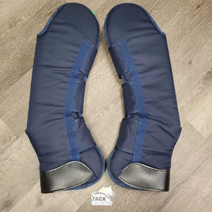 Tall Front & Hind Shipping Boots *vgc, clean & mnr dirt, rubs, frays & pills