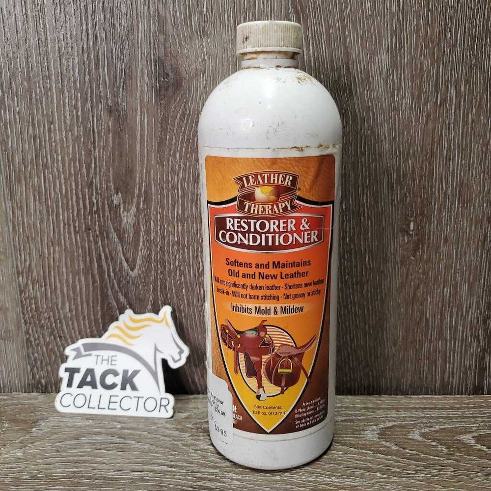 Leather Restorer & Conditioner *gc, 1/4 full, dirty bottle