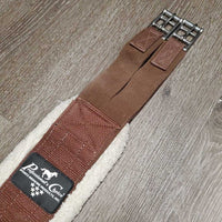 SMx Combo: Nylon Web, Velcro Neoprene & Fleece Liner, 2x els, D ring *gc, clean, clumpy, hair, thins edges, older
