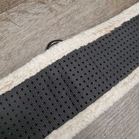 SMx Combo: Nylon Web, Velcro Neoprene & Fleece Liner, 2x els, D ring *gc, clean, clumpy, hair, thins edges, older
