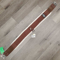 SMx Combo: Nylon Web, Velcro Neoprene & Fleece Liner, 2x els, D ring *gc, clean, clumpy, hair, mnr thins edges, older
