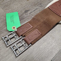 SMx Combo: Nylon Web, Velcro Neoprene & Fleece Liner, 2x els, D ring *gc, clean, clumpy, hair, mnr thins edges, older
