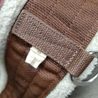 SMx Combo: Nylon Web, Velcro Neoprene & Fleece Liner, 2x els, D ring *gc, clean, clumpy, hair, mnr thins edges, older