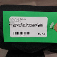 4 Polo Wraps, mesh bag, tag *new