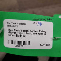 Touch Screen Riding Gloves *vgc, clean, mnr rubs & slices
