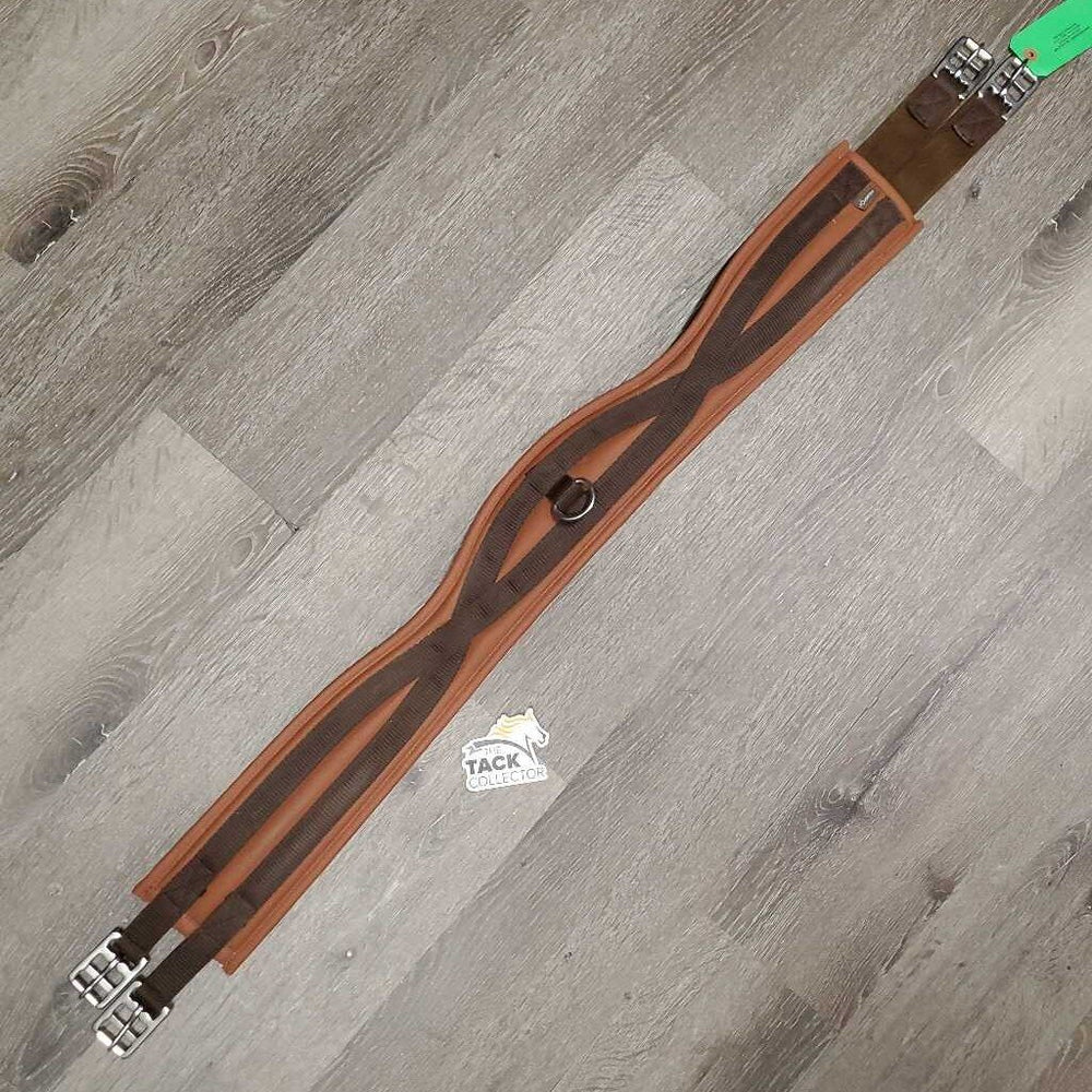 Padded Synthetic Leather Girth, 1x Els *vgc, clean, mnr rubs & stains