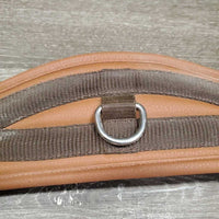 Padded Synthetic Leather Girth, 1x Els *vgc, clean, mnr rubs & stains
