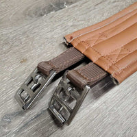 Padded Synthetic Leather Girth, 1x Els *vgc, clean, mnr rubs & stains