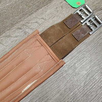 Padded Synthetic Leather Girth, 1x Els *vgc, clean, mnr rubs & stains