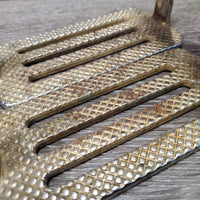 Pr Wide Base Aussie Stirrup Irons *gc, v.rusty, scuffs, clean, stains & scratches
