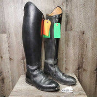 Dressage Boots, aftermarket zips *gc, rubs, stiff zips, scuffs, scrapes, curled inner seams, unglued heel