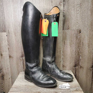 Dressage Boots, aftermarket zips *gc, rubs, stiff zips, scuffs, scrapes, curled inner seams, unglued heel