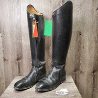 Dressage Boots, aftermarket zips *gc, rubs, stiff zips, scuffs, scrapes, curled inner seams, unglued heel
