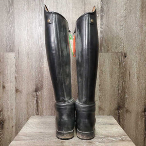 Dressage Boots, aftermarket zips *gc, rubs, stiff zips, scuffs, scrapes, curled inner seams, unglued heel