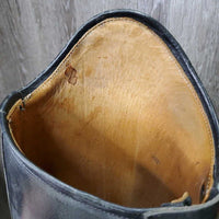 Dressage Boots, aftermarket zips *gc, rubs, stiff zips, scuffs, scrapes, curled inner seams, unglued heel