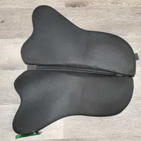 "S-Curve" Anatomical Pressure Relief Mesh Half Pad, remoldable *xc, v. mnr dirt, threads
