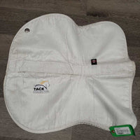 Dressage Half Pad Cover ONLY *gc, puckers, creases/folds, bubbles, v. rubbed, mnr hair, stains, pilly, shrunk?
