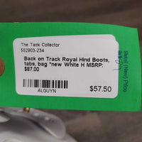 Hind Boots, tabs, bag *new