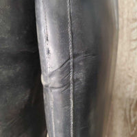 Pr Dress Boots, zips, bling, 1 Orange Ariat Form, widened *vgc/gc, mnr dirt, rubs, scuffs, stiff zips & missing bling, v.worn heels
