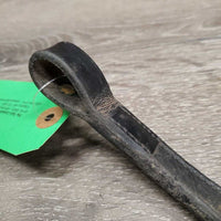 Curved Leather & Bling Browband *vgc, dirt, faded
