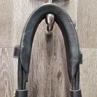 Rolled Monocrown Dressage Double Bridle, Crank *gc, dirty, rubs, faded nose
