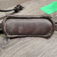 Anatomical Crank Noseband, Flash Magic Clip *NO Flash, missing keeper, vgc, dirty, scratches, loose flash clip
