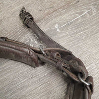 Anatomical Crank Noseband, Flash Magic Clip *NO Flash, missing keeper, vgc, dirty, scratches, loose flash clip

