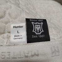 Sheepskin Quilt Half Pad *gc, clean, clumpy, dingy, stains, mnr hair, rubs, puckers
