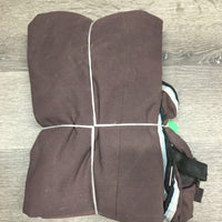 Cotton Sheet, tail *gc, clean, hair, torn velcro, mnr faded, rubs, dust
