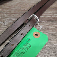 Flat Narrow Standing Martingale *xc/like new, No Keeper, stiff, mnr creases
